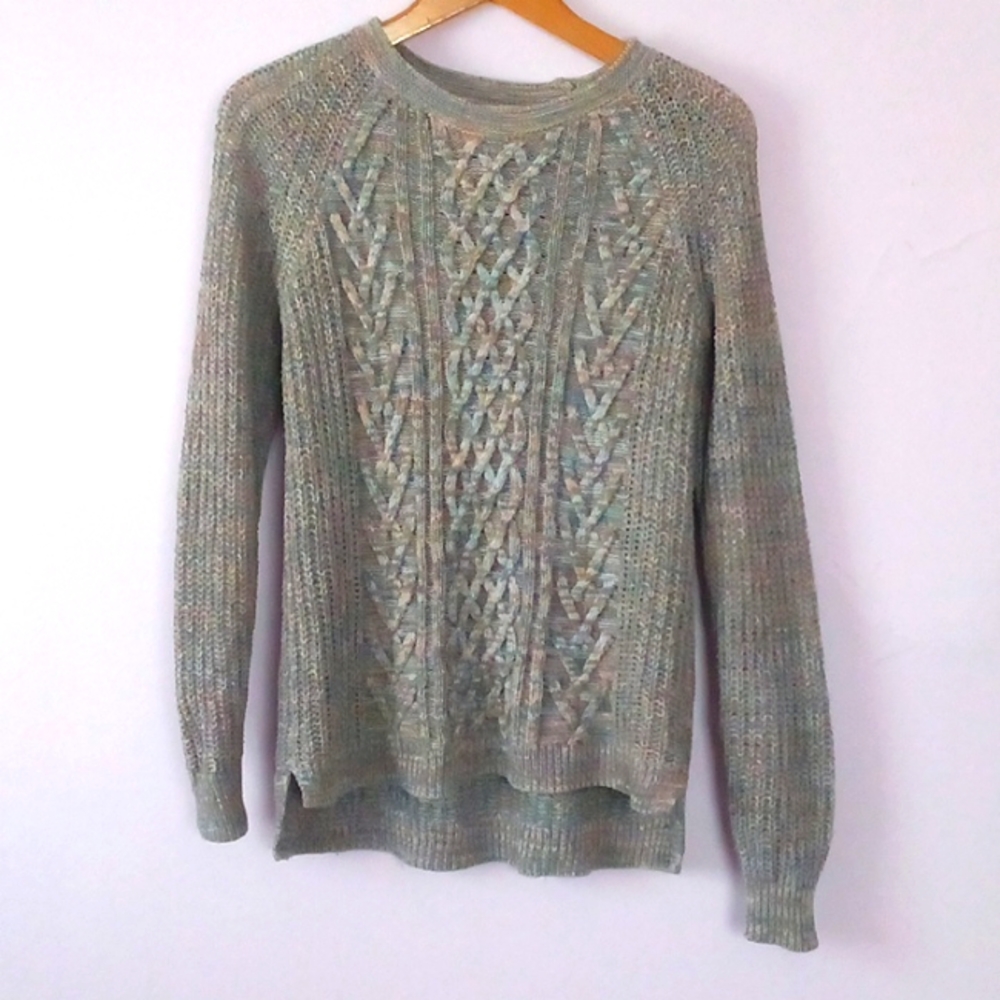 Multicolor thread knit sweater from Faded Glory